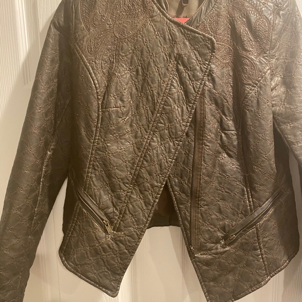 Faux Leather Jacket